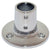 Whitecap " O.D. 90 Degree Round Base SS Rail Fitting [6039C]