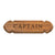 Whitecap Teak "CAPTAIN" Name Plate [62670]