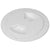 Sea-Dog Smooth Quarter Turn Deck Plate - White - 4" [336140-1]